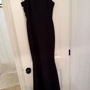 Lulu's Classic Black Maxi Dress